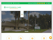 Tablet Screenshot of extendedcarehospital.com